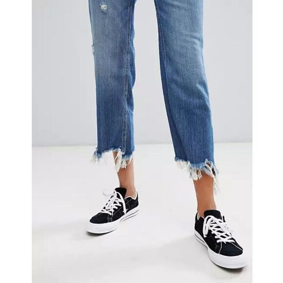 We The Free 'Maggie' Mid-Rise Straight-Leg Jeans                             295 - Picture 3 of 16